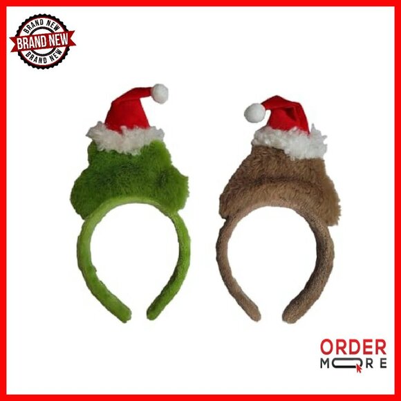 Dr. Seuss Grinch Christmas Headband 2-Pack for Women Teens main image 4